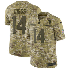 Stefon Diggs Minnesota Vikings Salute to Service Limited Jersey – Camo 2019