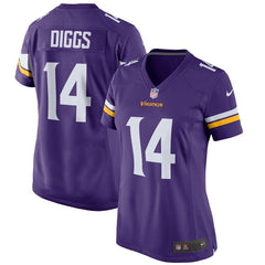 Stefon Diggs Minnesota Vikings Women's Game Jersey - Purple 2019