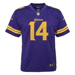 Stefon Diggs Minnesota Vikings Youth Color Rush Game Jersey - Purple 2019