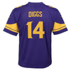 Image of Stefon Diggs Minnesota Vikings Youth Color Rush Game Jersey - Purple 2019