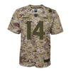 Image of Stefon Diggs Minnesota Vikings Youth Salute to Service Game Jersey - Camo 2019