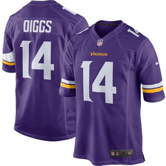 Stefon Diggs Minnesota Vikings Youth Team Color Game Jersey - Purple 2019