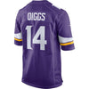 Image of Stefon Diggs Minnesota Vikings Youth Team Color Game Jersey - Purple 2019