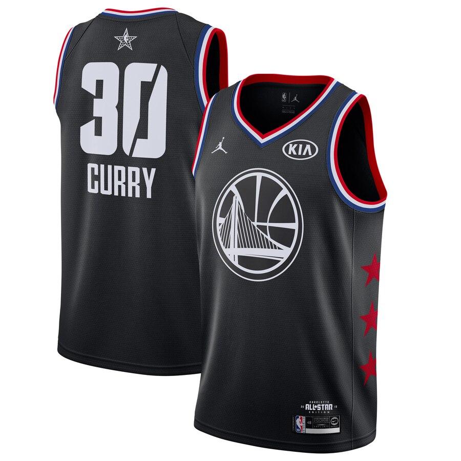 Stephen Curry Golden State Warriors Jordan Brand 2019 NBA All-Star Game Finished Swingman Jersey – Black 2019