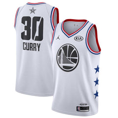 Stephen Curry Golden State Warriors Jordan Brand 2019 NBA All-Star Game Finished Swingman Jersey – White 2019