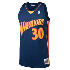 Stephen Curry Golden State Warriors Mitchell & Ness 2009-10 Hardwood Classics Swingman Jersey - Navy 2019