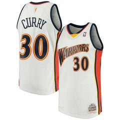 Stephen Curry Golden State Warriors Mitchell &amp; Ness Swingman Jersey – White 2019