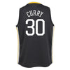 Image of Stephen Curry Golden State Warriors Youth Swingman Jersey Black - Statement Edition 2019