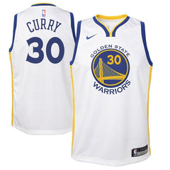 Stephen Curry Golden State Warriors Youth Swingman Jersey White - Association Edition 2019