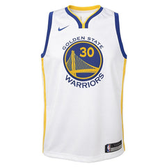 Stephen Curry Golden State Warriors Youth Swingman Jersey White - Association Edition 2019