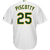 Image of Stephen Piscotty Oakland Athletics Majestic Cool Base Player Replica Jersey – White 2019