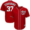 Image of Stephen Strasburg Washington Nationals Majestic Alternate Official Cool Base Player Jersey - Scarlet 2019