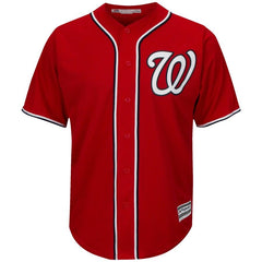 Stephen Strasburg Washington Nationals Majestic Alternate Official Cool Base Player Jersey - Scarlet 2019