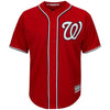 Image of Stephen Strasburg Washington Nationals Majestic Alternate Official Cool Base Player Jersey - Scarlet 2019