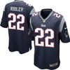 Image of Stevan Ridley New England Patriots Game Jersey - Navy Blue 2019