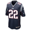 Image of Stevan Ridley New England Patriots Game Jersey - Navy Blue 2019