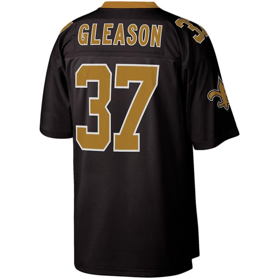 Steve Gleason New Orleans Saints Mitchell &amp; Ness Retired Player Vintage Replica Jersey - Black 2019