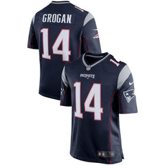 Steve Grogan New England Patriots Retired Player Game Jersey - Navy Blue 2019