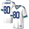 Image of Steve Largent Seattle Seahawks Mitchell &amp; Ness 1985 Retired Player Vintage Replica Jersey - White 2019