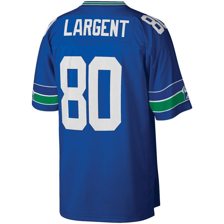 Steve Largent Seattle Seahawks Mitchell &amp; Ness Retired Player Vintage Replica Jersey - Royal Blue 2019