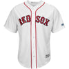 Image of Steve Pearce Boston Red Sox Majestic Home Official Cool Base Player Jersey - White 2019