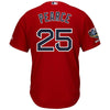 Image of Steve Pearce Boston Red Sox Majestic World Series Champions Alternate Cool Base Player Jersey – Scarlet 2019