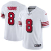 Image of Steve Young San Francisco 49ers Color Rush Vapor Untouchable Limited Retired Player Jersey – White 2019