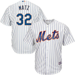 Steven Matz New York Mets Majestic Official Cool Base Player Jersey - White 2019