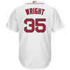 Image of Steven Wright Boston Red Sox Majestic Home Cool Base Replica Player Jersey - White 2019