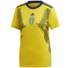 Image of Sweden Women's National Team Women's 2019 Home Replica Jersey – Yellow 2019