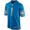 Image of T.J. Hockenson Detroit Lions 2019 NFL Draft First Round Pick Game Jersey – Blue 2019