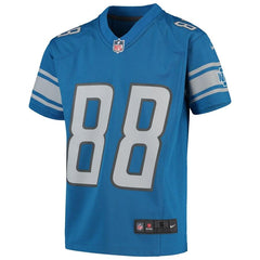 T.J. Hockenson Detroit Lions Youth Game Jersey – Blue 2019