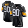 Image of T.J. Watt Pittsburgh Steelers Alternate Game Jersey - Black 2019