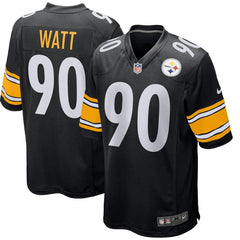 T.J. Watt Pittsburgh Steelers Game Jersey - Black 2019