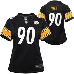 T.J. Watt Pittsburgh Steelers Girls Youth Game Jersey - Black 2019