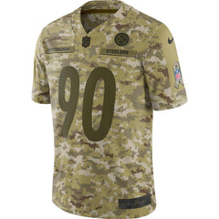 T.J. Watt Pittsburgh Steelers Salute to Service Limited Jersey – Camo 2019