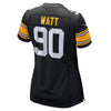 Image of T.J. Watt Pittsburgh Steelers Women's Alternate Game Jersey – Black 2019