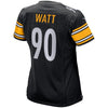 Image of T.J. Watt Pittsburgh Steelers Women's Game Jersey – Black 2019