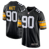 Image of T.J. Watt Pittsburgh Steelers Youth Alternate Game Jersey – Black 2019