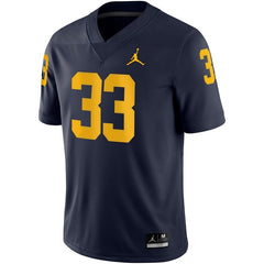 Taco Charlton Michigan Wolverines Jordan Brand Game Jersey – Navy 2019