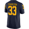 Image of Taco Charlton Michigan Wolverines Jordan Brand Game Jersey – Navy 2019