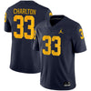 Image of Taco Charlton Michigan Wolverines Jordan Brand Game Jersey – Navy 2019