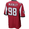 Image of Takkarist McKinley Atlanta Falcons Game Jersey - Red 2019