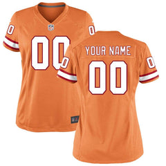 Tampa Bay Buccaneers Women's Custom Game Jersey - Orange Glaze 2019