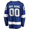 Image of Tampa Bay Lightning Home Breakaway Custom Jersey - Blue 2019