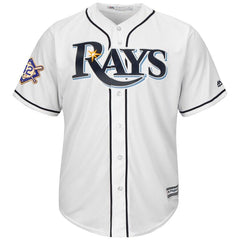 Tampa Bay Rays Majestic 2019 Jackie Robinson Day Official Cool Base Jersey – White 2019