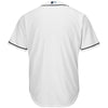 Image of Tampa Bay Rays Majestic Official Cool Base Jersey - White 2019