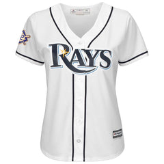 Tampa Bay Rays Majestic Women's 2019 Jackie Robinson Day Official Cool Base Jersey – White 2019