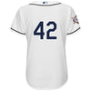 Image of Tampa Bay Rays Majestic Women's 2019 Jackie Robinson Day Official Cool Base Jersey – White 2019