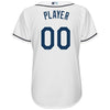 Image of Tampa Bay Rays Majestic Women's Home 2019 Cool Base Custom Jersey – White 2019